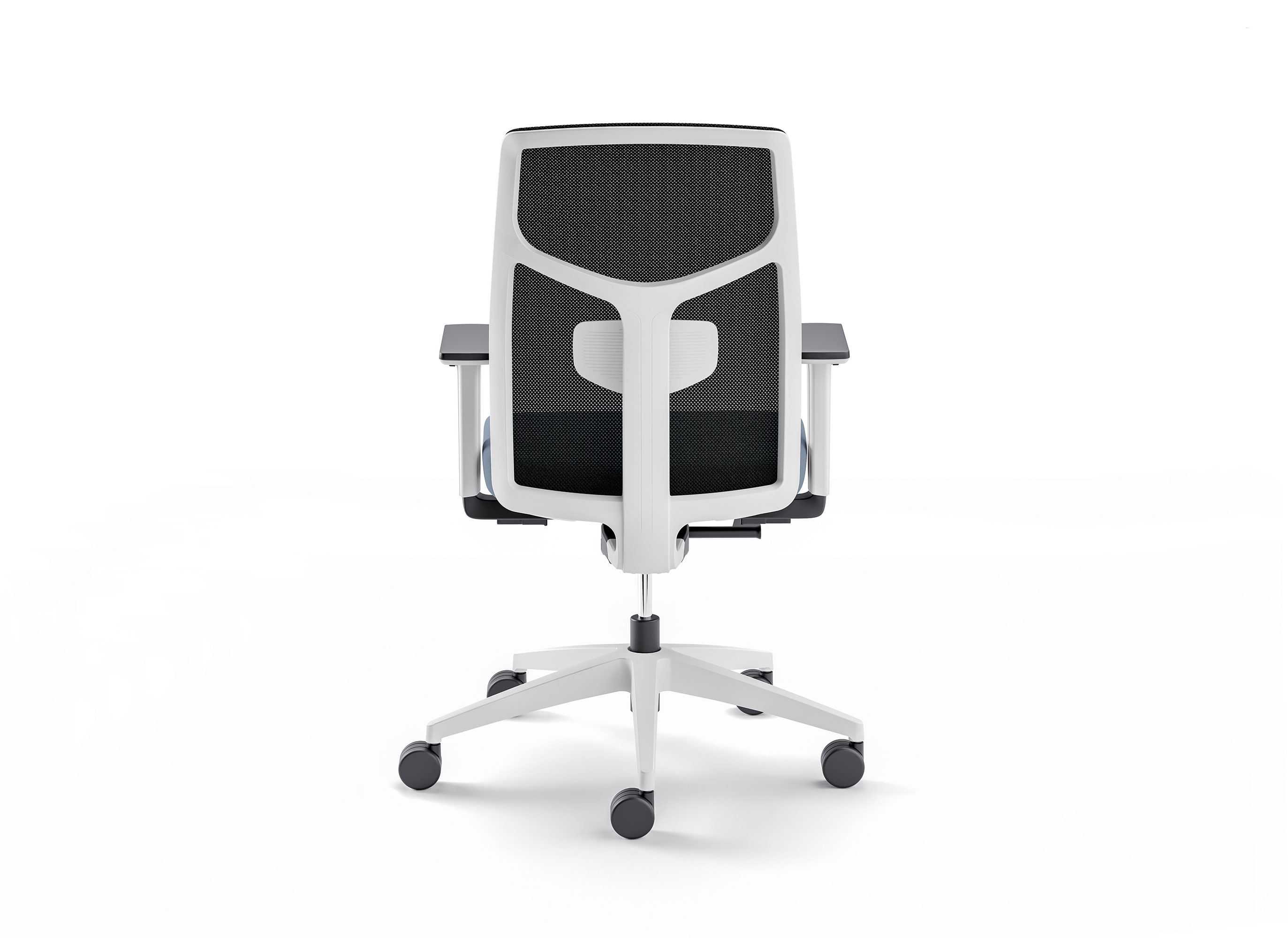 Un fauteuil de bureau de dos